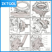 Rear Main Seal Flange Installer & Remover for Volkswagen/Audi 1.4L/1.6L