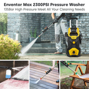 Enventor 2,300 PSI Electric Pressure Washer – 120V