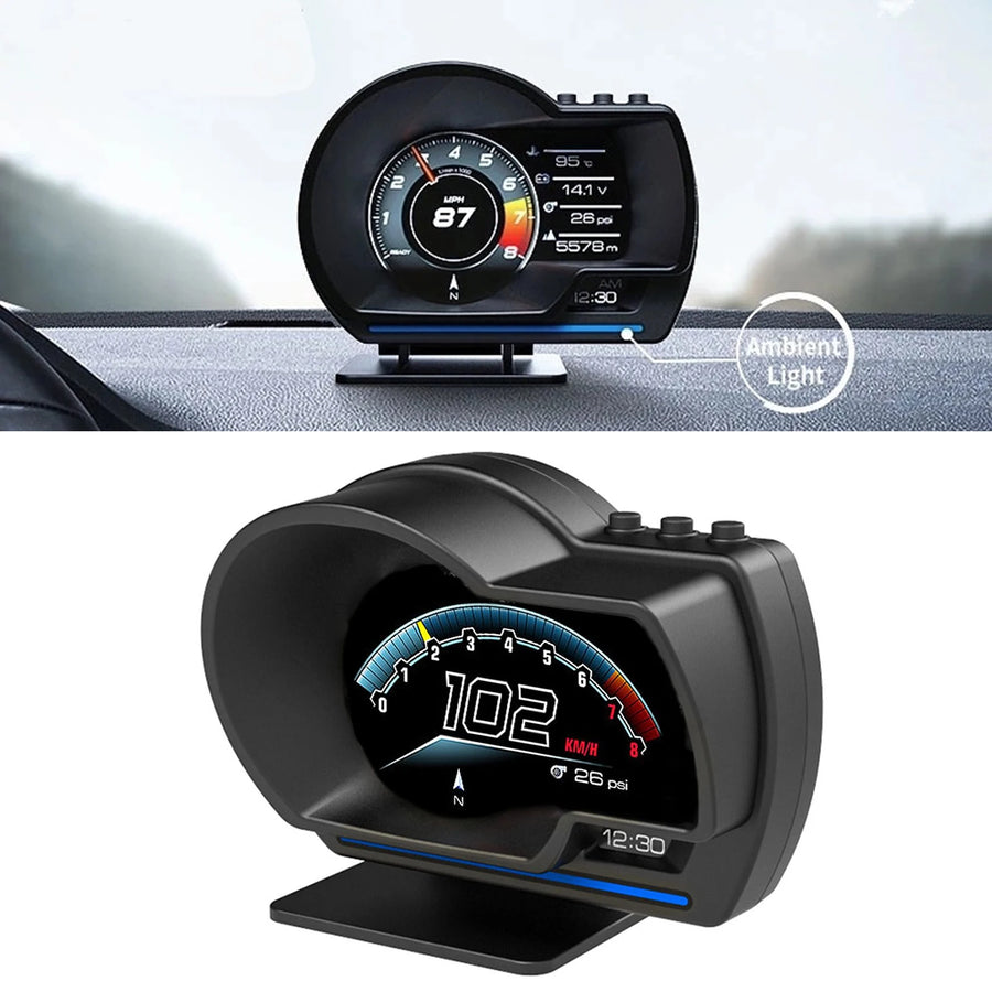 GPS/OBD2 Car Head-Up Display and Digital Performance Gauge