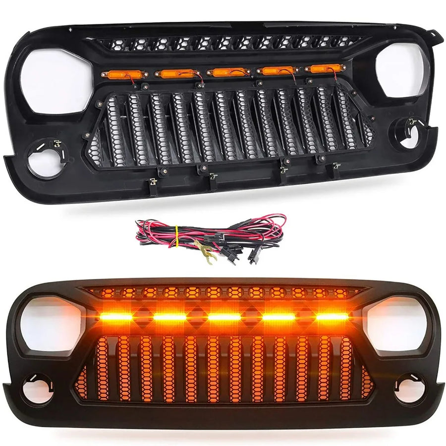 Front Grille for 2007–2018 Jeep Wrangler