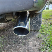 Universal Stainless Steel Exhaust Tip, 4/2.5-Inch