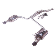 304 Stainless Steel Valved Cat-Back Exhaust System for Audi A6 2009-2018