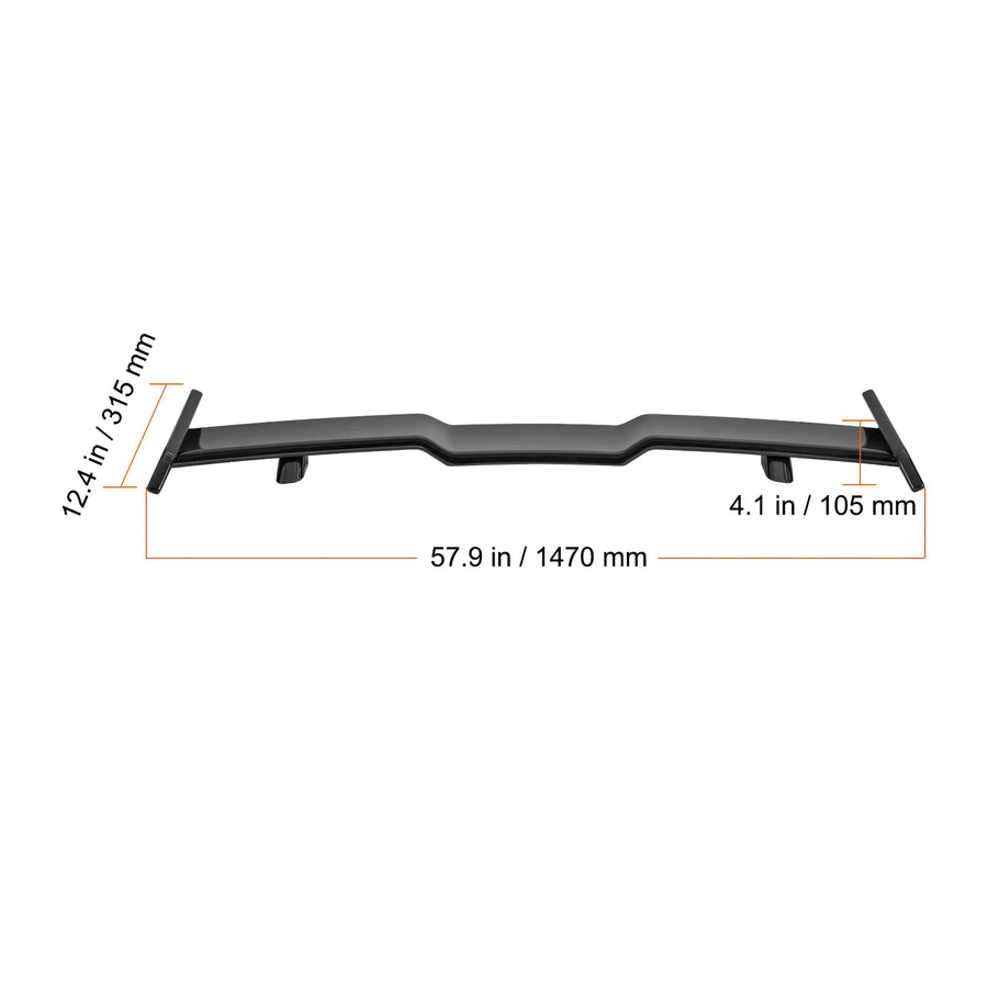 Gloss Black Rear Spoiler – 2018–2023 Toyota Camry