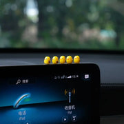 Cute Mini Ducks Car Interior Decoration Auto Rearview Mirror Dashboard Ornaments for Woman Man