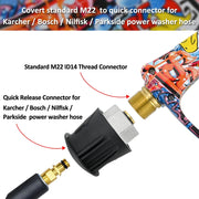 Pressure Washer Spray Gun and Foam Cannon Kit – Select Connector