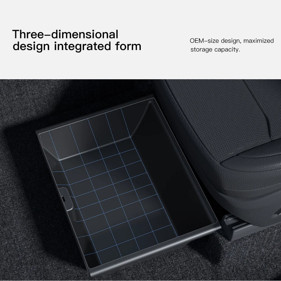 Under-seat Storage Organizer for Tesla Model 3/Y 2025