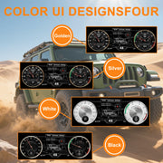 12.3-Inch Digital Gauge Cluster for Jeep Wrangler JL and Gladiator 2018–2023