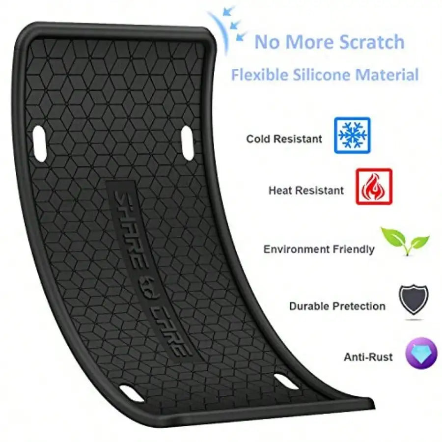 2-Piece License Plate Frame Set with 2 Car Cup Holder Coasters