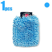 Chenille Microfiber Car Wash Mitts - 2-Pack, 29 x 19 cm