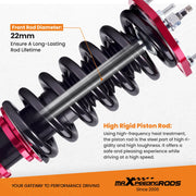 24-Way Adjustable Coilover Suspension Kit for Infiniti G37 RWD 2008-2015 & Nissan 370Z 2009