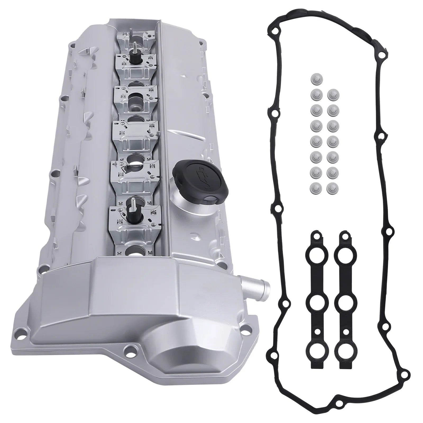Aluminum Valve Cover with Gasket & Oil Cap for BMW 323is/328i 1996-1999