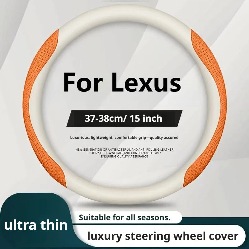 37-38Cm Steering Wheel Cover for Lexus RX LBX ES NX NX350 RX400h UX250h ES300h