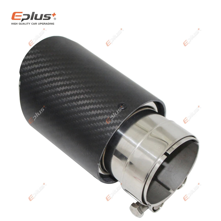Universal Carbon-Fiber & Stainless Steel Exhaust Tip