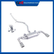 304 Stainless Steel Valved Cat-Back Exhaust System for Mercedes-Benz 2012-2018