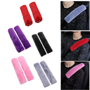Car Seat Belt Cover Fluffy Auto Seatbelt Safety Belt Shoulder Pad Protector Adults Kids Car Interior