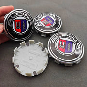 4-Piece 68mm Logo Alpina Emblem Wheel Center Hub Caps for BMW E46 E39 E38 E90 E60 E36 F30 E34 F10