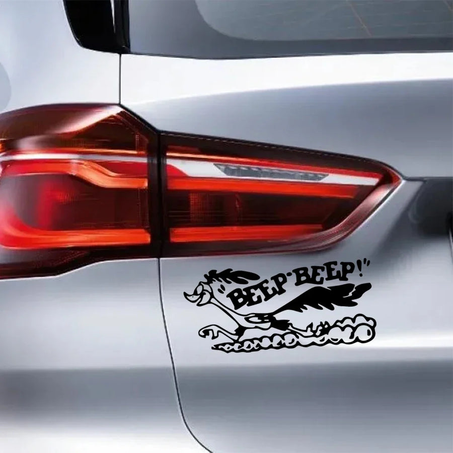 Road Runner Cartoon Vinyl Decal – Two Sizes