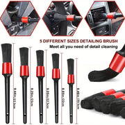12-Piece Interior and Wheel Detailing Brush Set