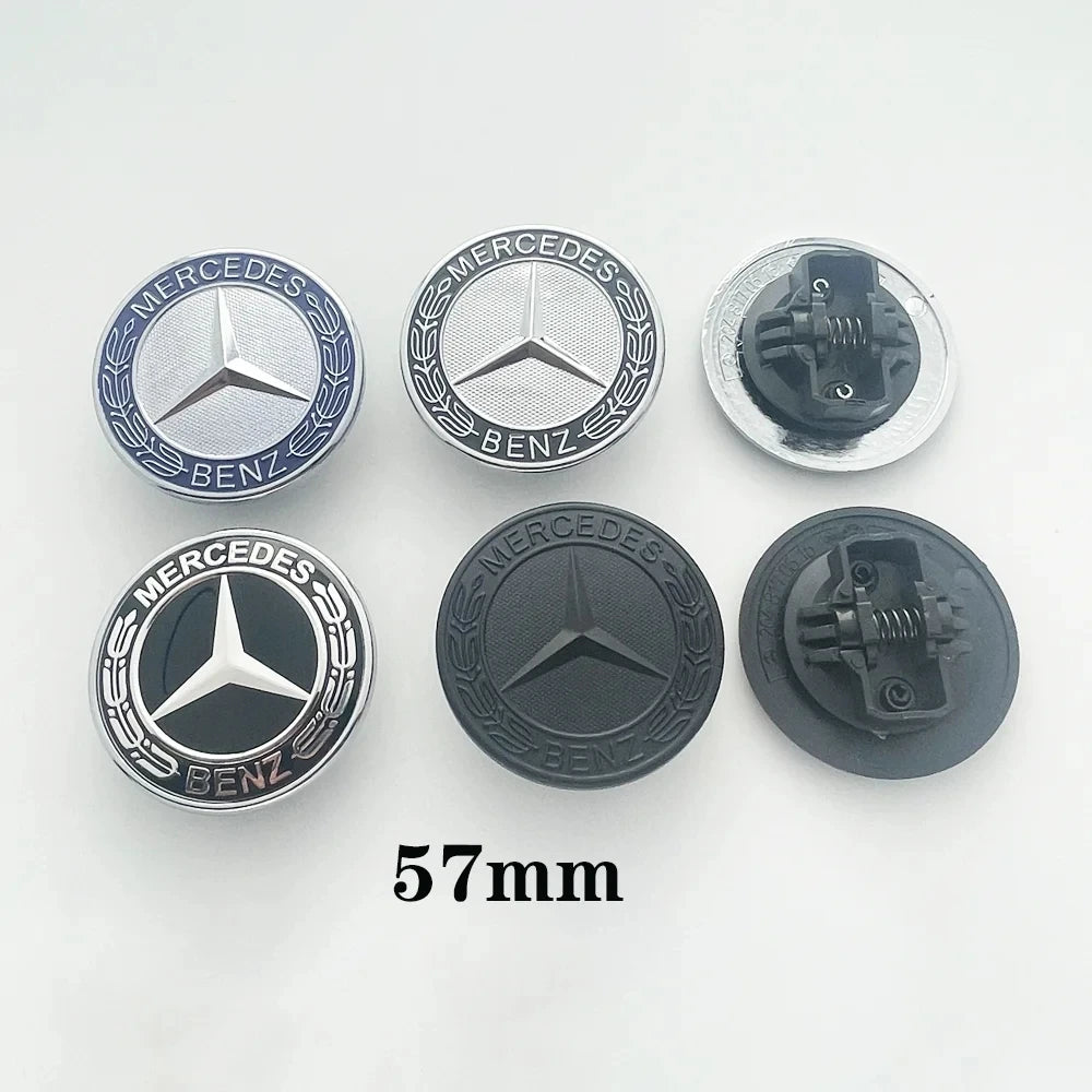 57 mm Hood Badge Emblem for Select Mercedes-Benz Models