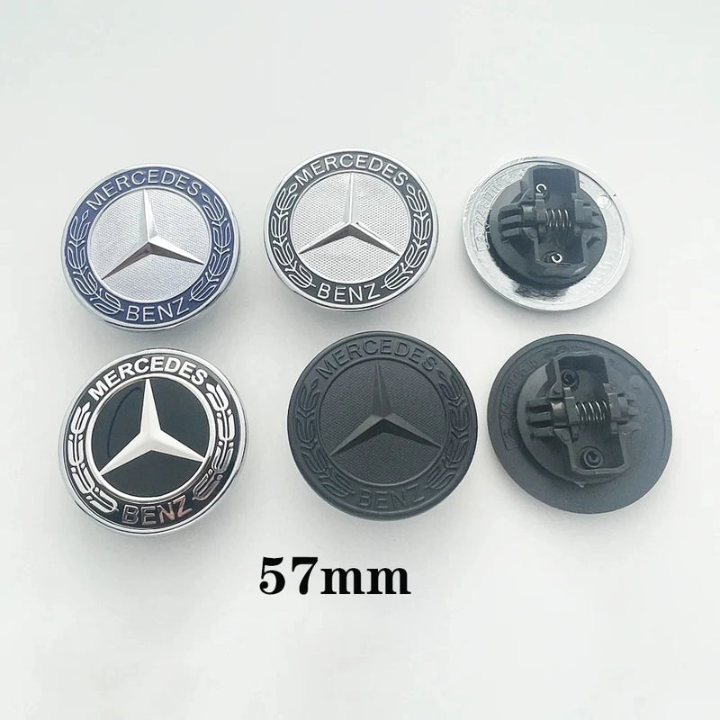 57 mm Hood Badge Emblem for Select Mercedes-Benz Models