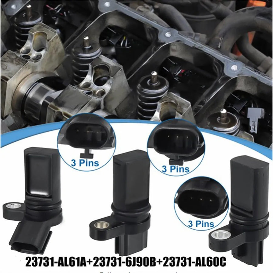 3-Piece Camshaft and Crankshaft Position Sensor Set for 2012–2017 Nissan NV 4.0L – CS-0021