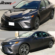 Matte Black Side Skirt Extension Set for 2018–2024 Toyota Camry