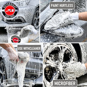 Dual-Sided Microfiber Car Wash Mitt, 28 x 17.5 cm