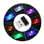 Mini USB LED Interior Accent Light – Multiple Colors