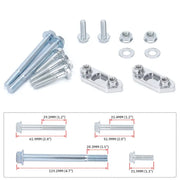 For 1996-2000 Honda Civic HX Coupe 2D 1.6L EK Rear Lower Control Arm Subframe Brace Tie Bar Kit