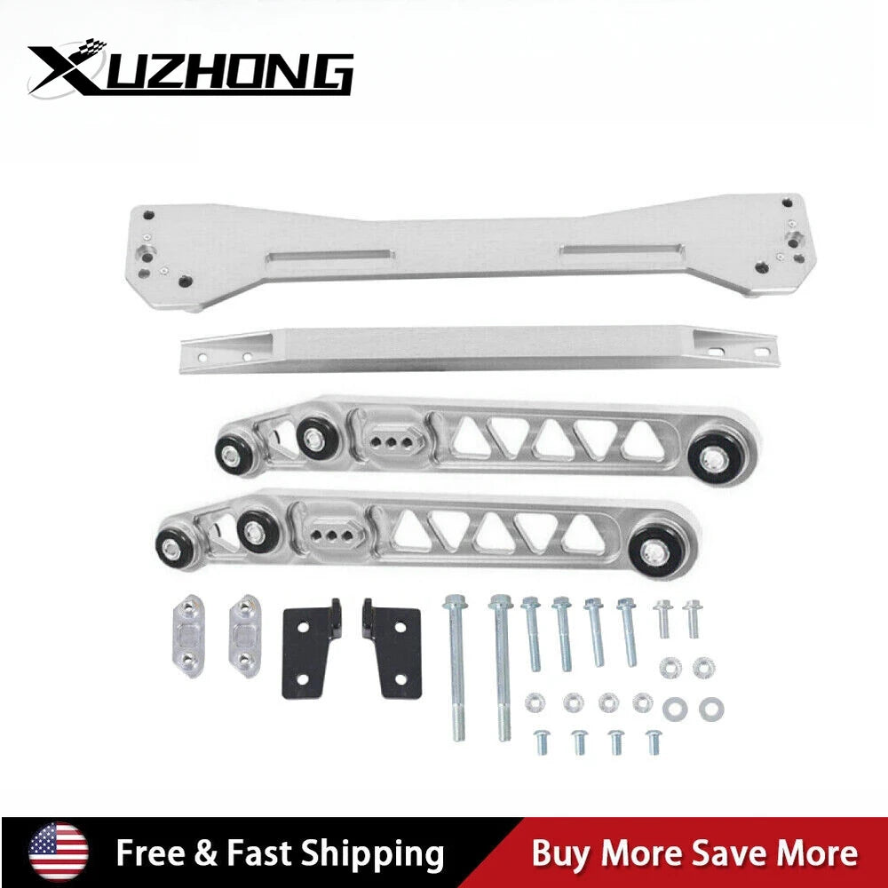 For 1996-2000 Honda Civic HX Coupe 2D 1.6L EK Rear Lower Control Arm Subframe Brace Tie Bar Kit