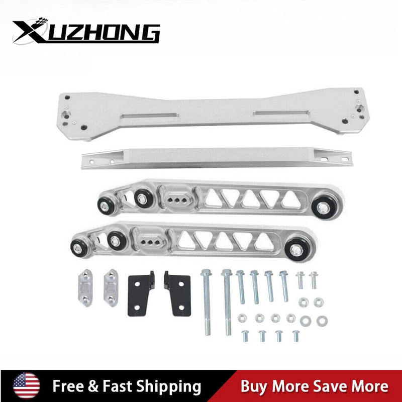 For 1996-2000 Honda Civic HX Coupe 2D 1.6L EK Rear Lower Control Arm Subframe Brace Tie Bar Kit