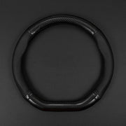 Hand-Stitch Steering Wheel Cover – 38 cm, O/D-Shaped Options