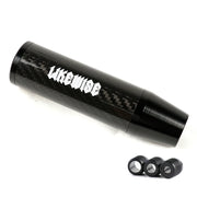 Likewise-Style 130 mm Carbon-Fiber-Look Aluminum Shift Knob