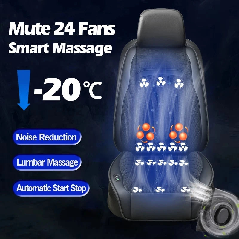 Universal 12V Ventilated Cooling Car Seat Cushion