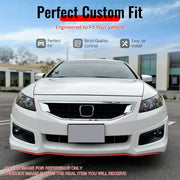 Unpainted Front Bumper Lip & Splitter for 2008–2012 Honda Accord – 2-door