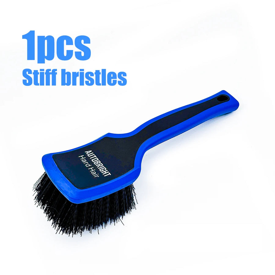 Tire Cleaning Brushes with Soft or Stiff Bristles