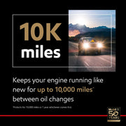 Mobil 1 High Mileage Full Synthetic 5W-30 Motor Oil, 12 Quart
