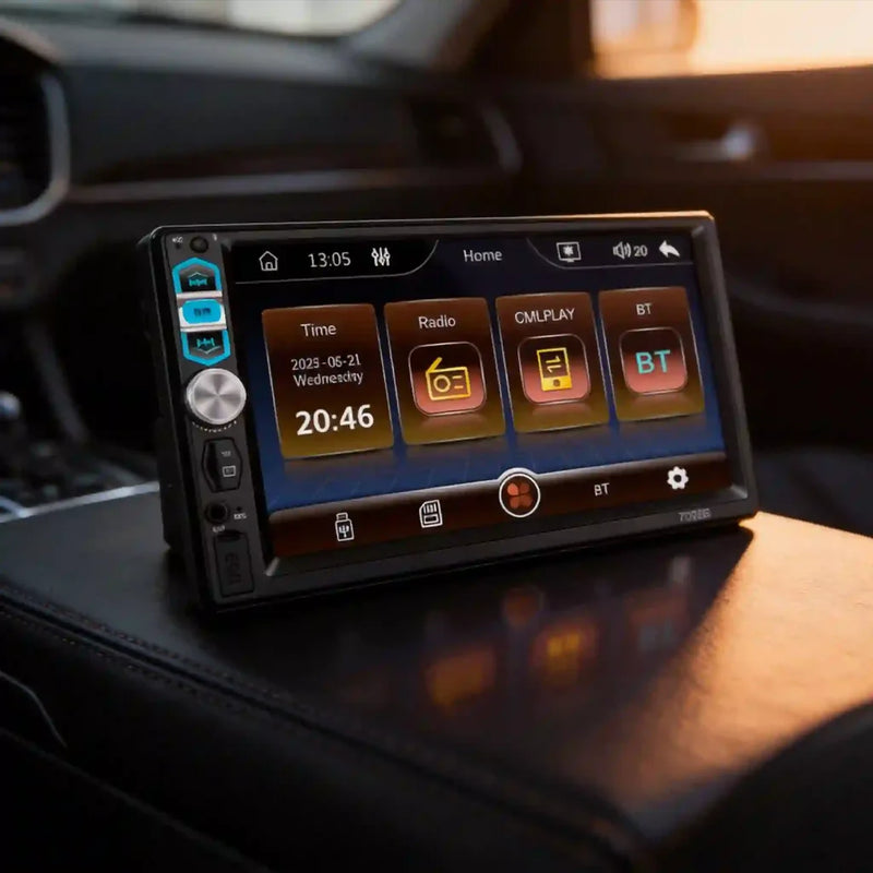 7-Inch Wired CarPlay and Android Auto Touchscreen Car Stereo
