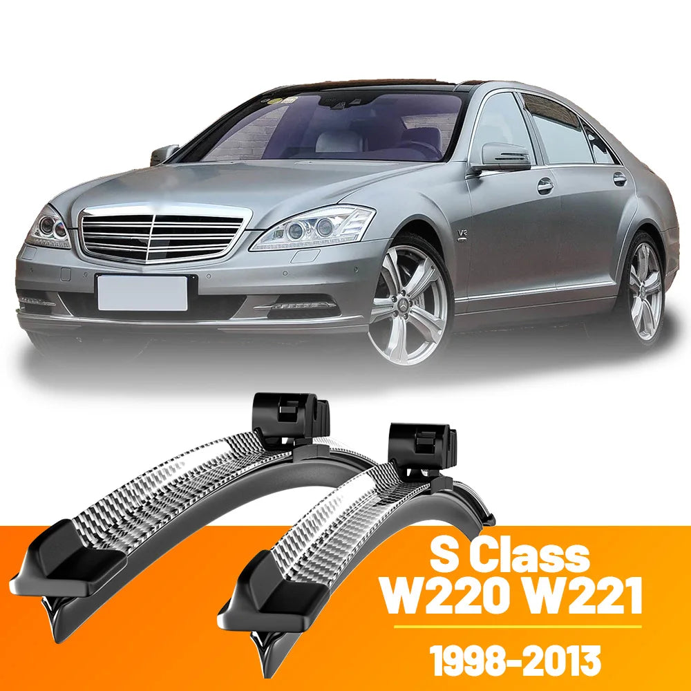 Front Windshield Wiper Blade Set for S Class Mercedes-Benz 1998-2013