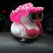 Mini Bikini Rubber Duck Dashboard Ornament – Black or White