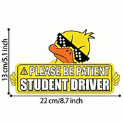 Reflective New Driver Duck Car Magnet – Multiple Designs