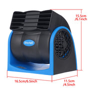 12V Adjustable-speed Car Cooling Fan with Cigarette-lighter Plug
