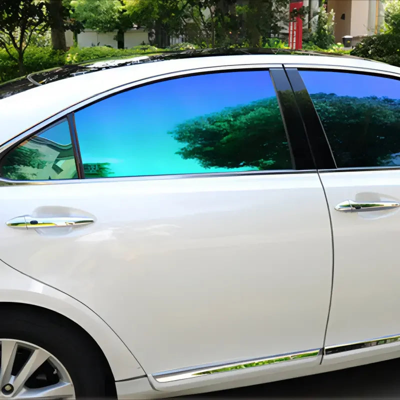 Chameleon Blue Car Window Film – 50 × 600 cm, 70% VLT
