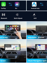 Portable Wireless CarPlay and Android Auto Display