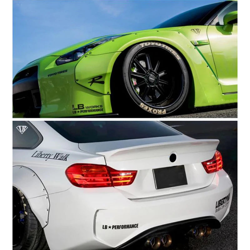 Liberty Walk Style Reflective Car Body Decal