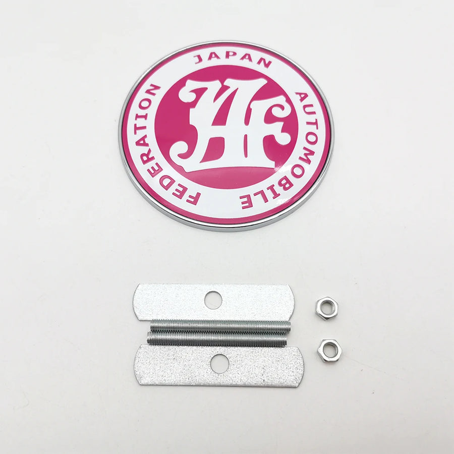 JAF-Style 82 mm Metal Front Grille Badge