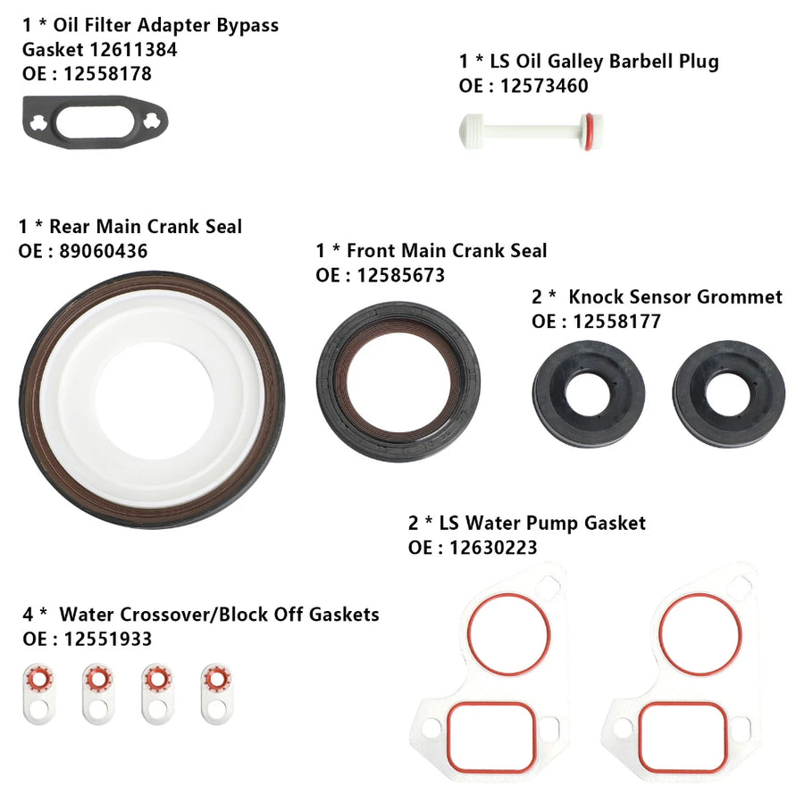 Cylinder Head Gasket Kit for GM 4.8L-6.2L Engines