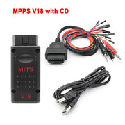 MPPS V18 OBD2 ECU Programming and Chip Tuning Interface with Tricore Cable