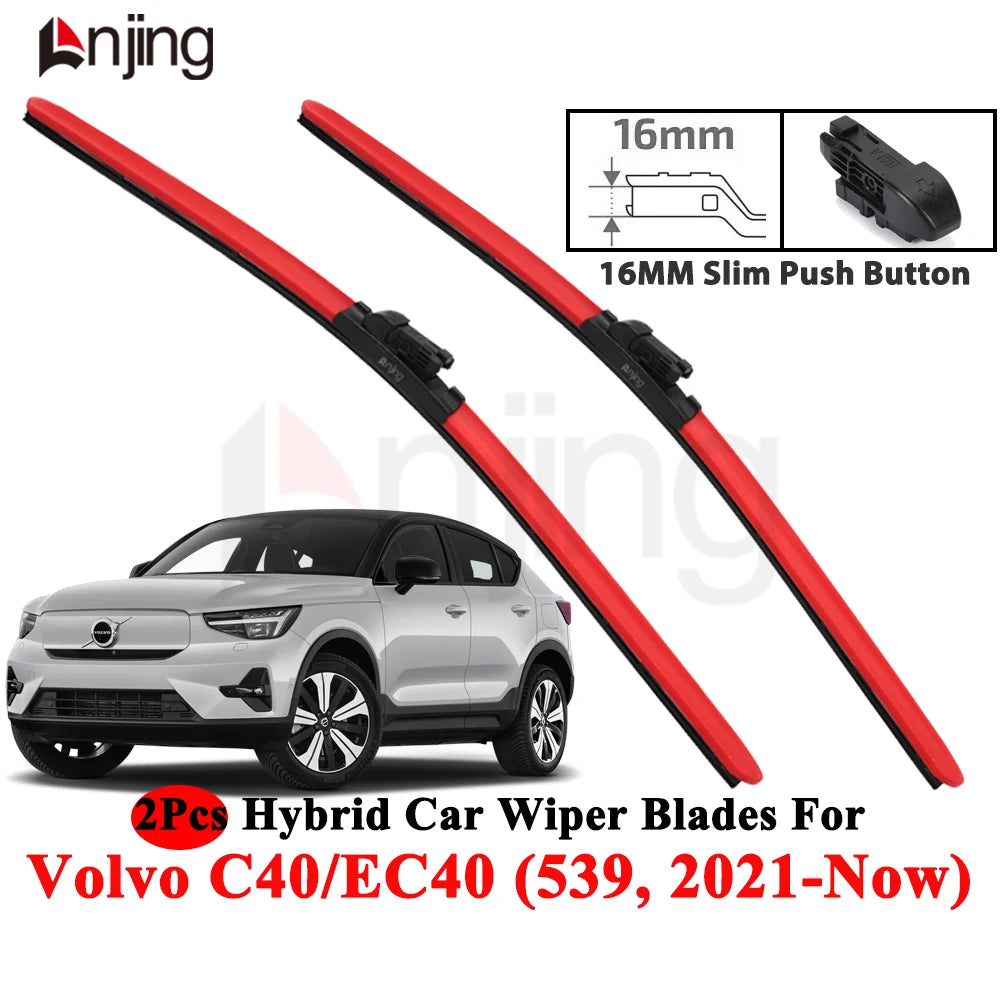 Windshield Wiper Blade Set for Volvo Recharge 539 -Now and Newer 2021