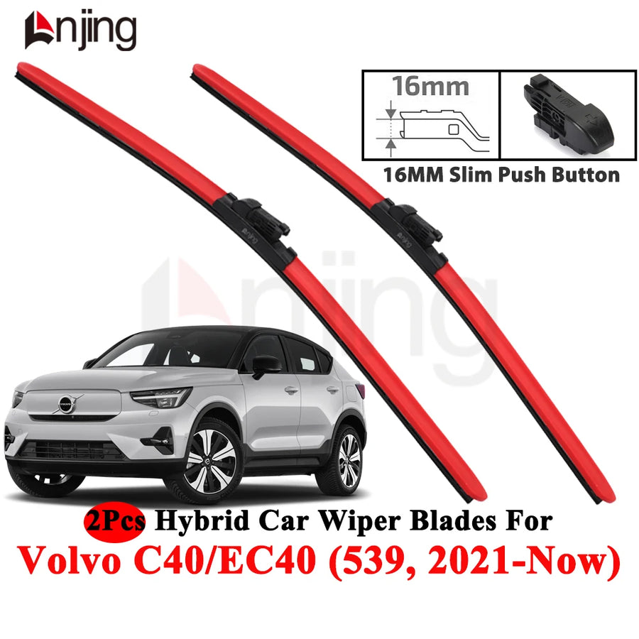 Windshield Wiper Blade Set for Volvo Recharge 539 -Now and Newer 2021